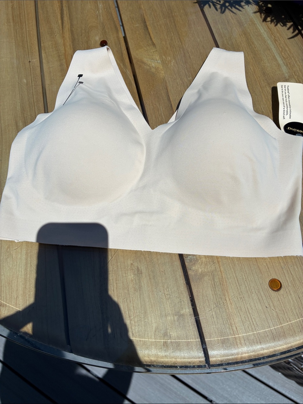 Truekind newSeamless Wireless Longline Bra - White
